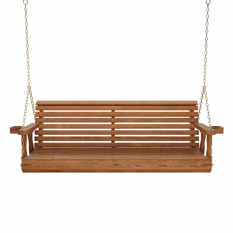 Amish Casual Roll Back Porch Swing