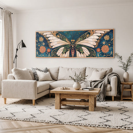 Abstract Vintage Butterfly Wall Art