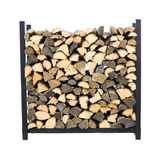 4 ft Steel Firewood Rack Holds 1/4 Cord Woodhaven