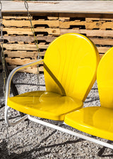 Live Casual Retro Metal Porch Swing