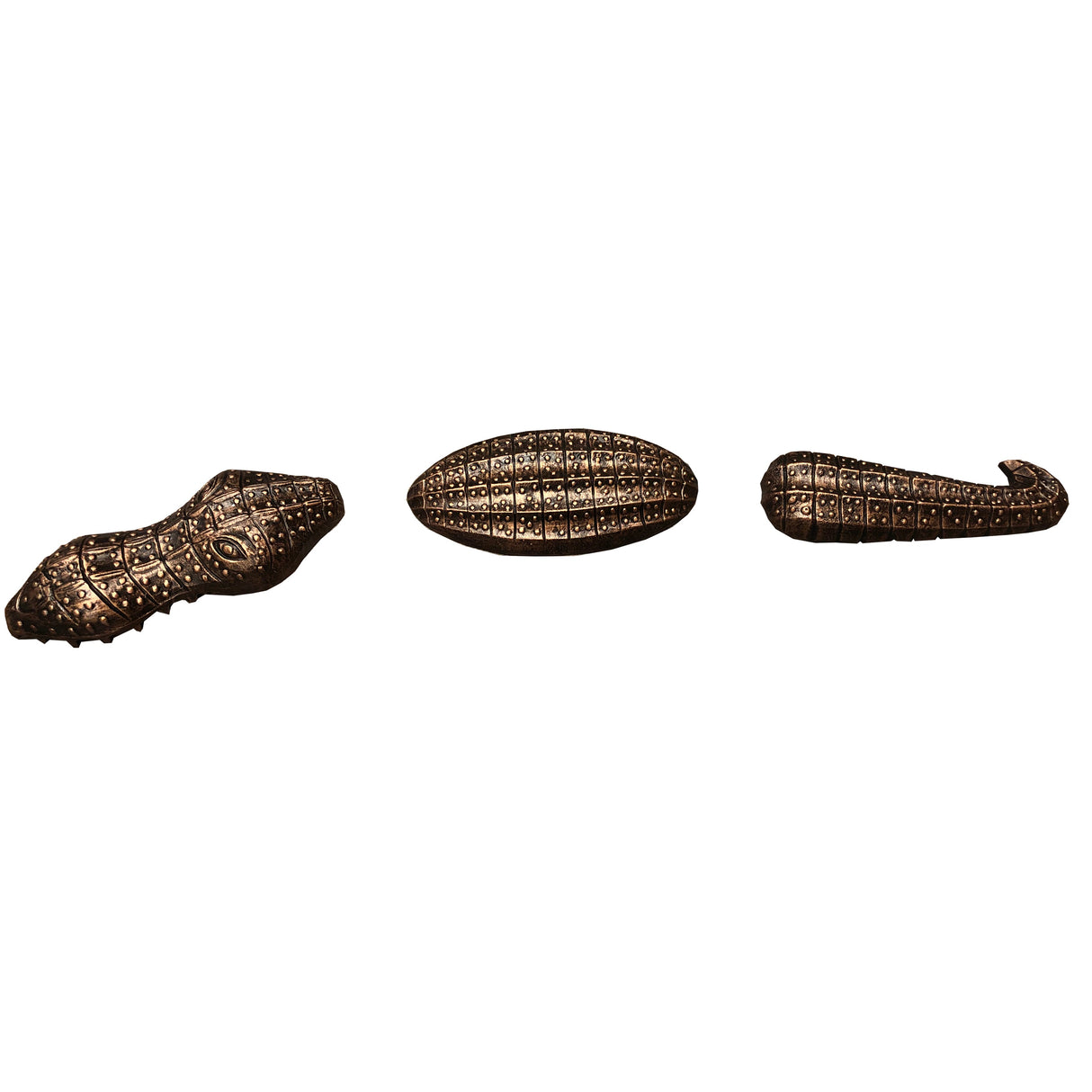 Antique Bronze Cast Aluminum Metal Garden Gator