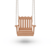 Keystone Amish Co. York Red Cedar Swing Chair