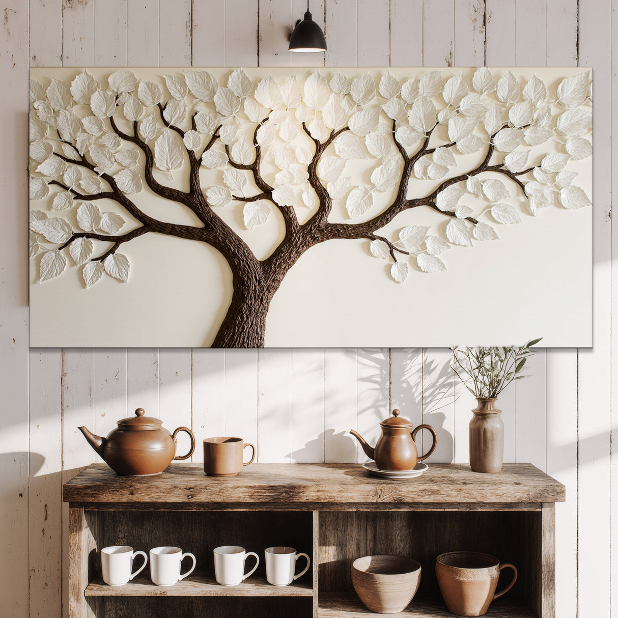 Ivory Canopy Tree Wall Art