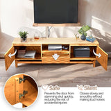 Acacia Elara Solid Wood TV Stand with Storage