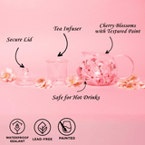 Painted Cherry Blossom Tea Pot
