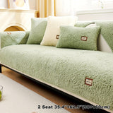 Durable 3 cushion couch cover | High-Quality Plush Sherpa Sofa Cover