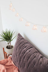 LED Rose Gold Diamond String Fairy Lights
