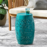 Bloom Outdoor Lace-Cut Side Table