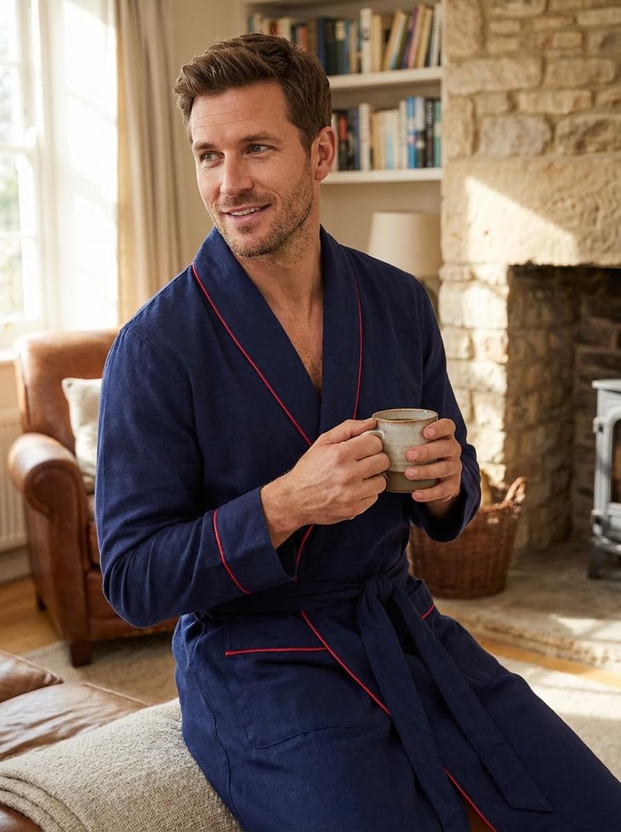Flannel Men's Flannel Robe