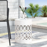 Riviera Outdoor Metal Large End Table