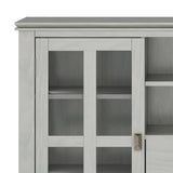 Tall TV Media Stand, Fog Grey