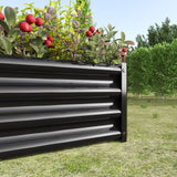 Rectangular Metal Raised Garden Bed