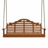 Keystone Amish Co. 5 Foot Milan Red Cedar Porch Swing without Cupholders