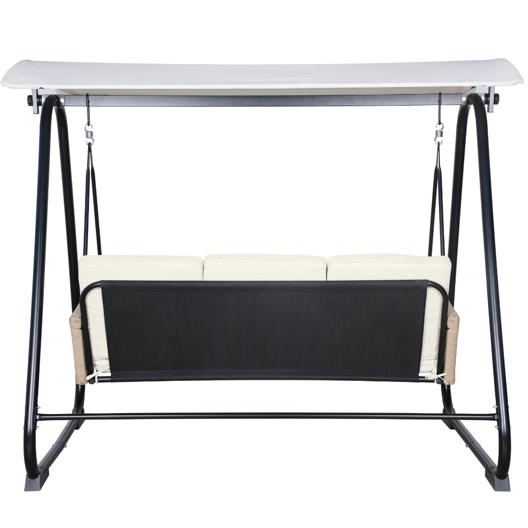 East Green Parker Patio Swing with Canopy Stand