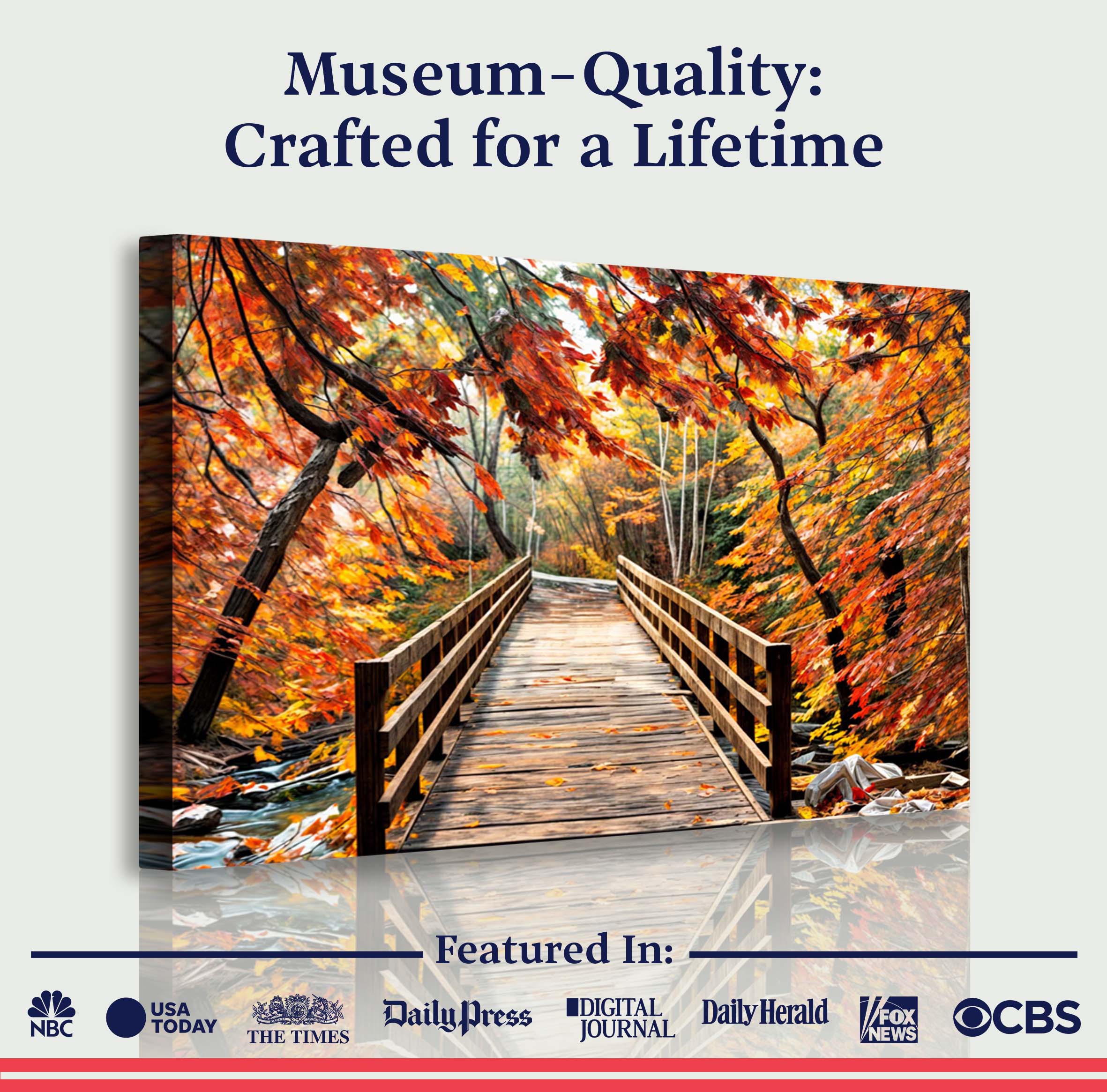 Crossing Autumn Wall Art – Plow & Hearth