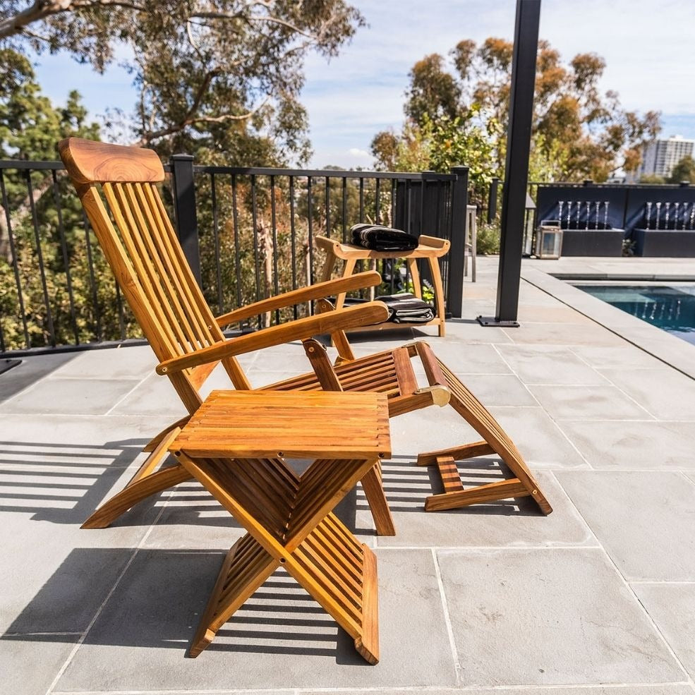 Winchester Teak Folding Stool