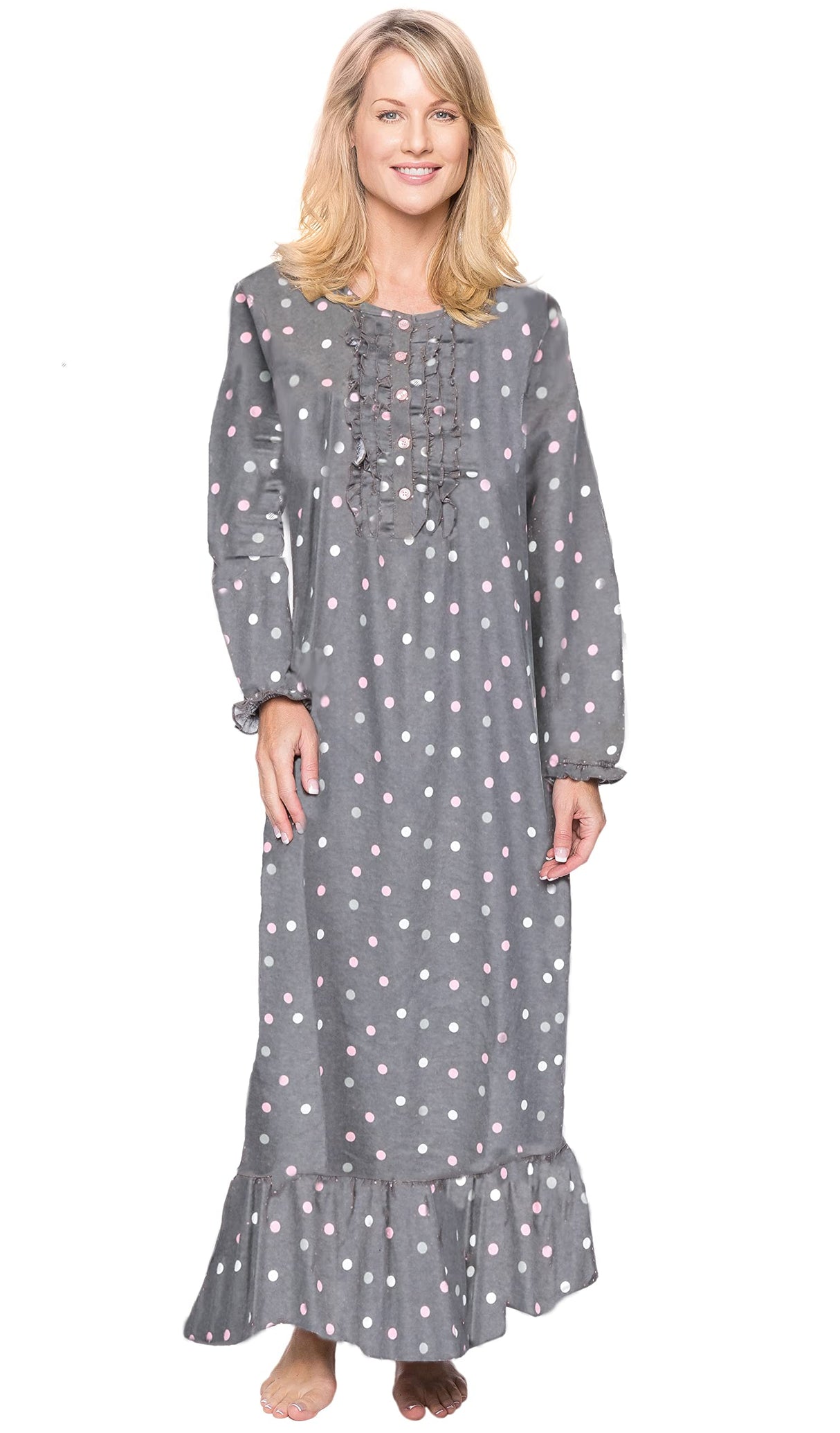 Women's Flannel Long Gown