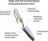 Garden Planting Set - Includes Classic Trowel, Transplanter, Bulb Planter