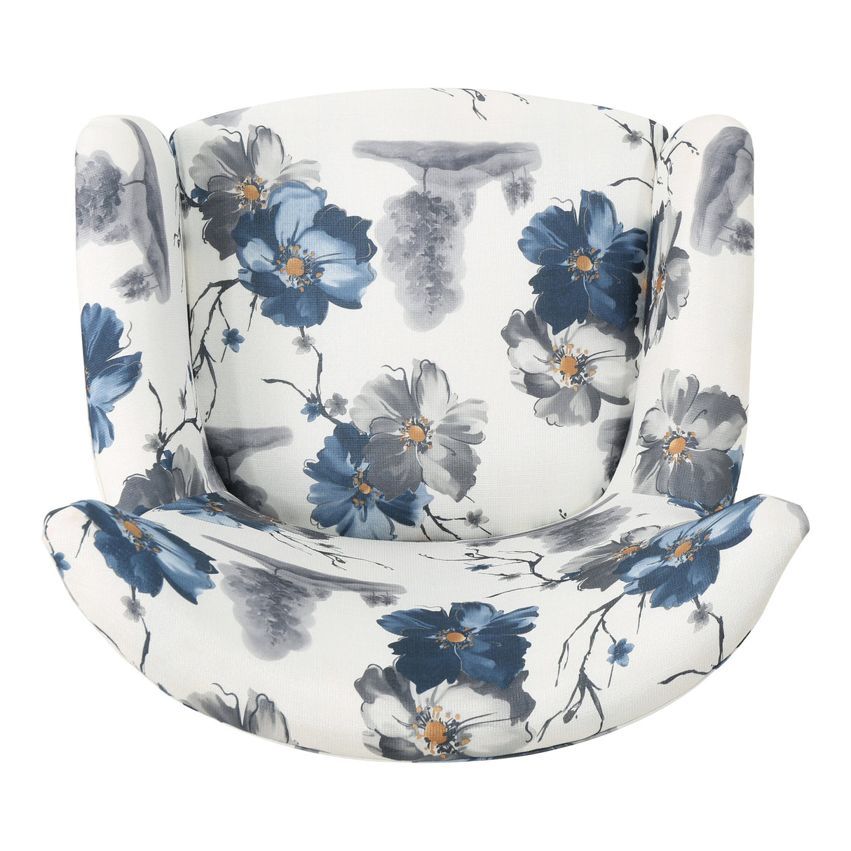 Floral Watercolor Accent Chair