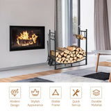 Firewood Rack with Tool Set