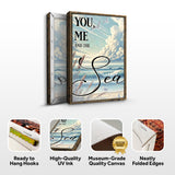 You Me and the Sea Coastal Sign