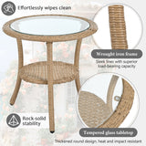 Outdoor Rattan Patio Seating Set