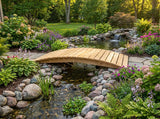 8 ft bridge with no railling