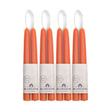 Hand-Dipped Beeswax Taper Candles - Bulk 4-Pair Bundle