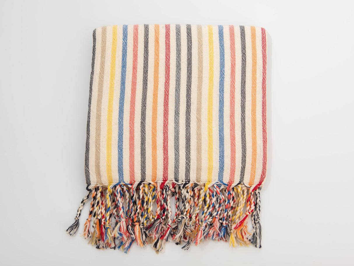 Rainbow Linen Towel