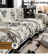 Soft & Cozy Chenille Reversible Sofa Cover Blanket