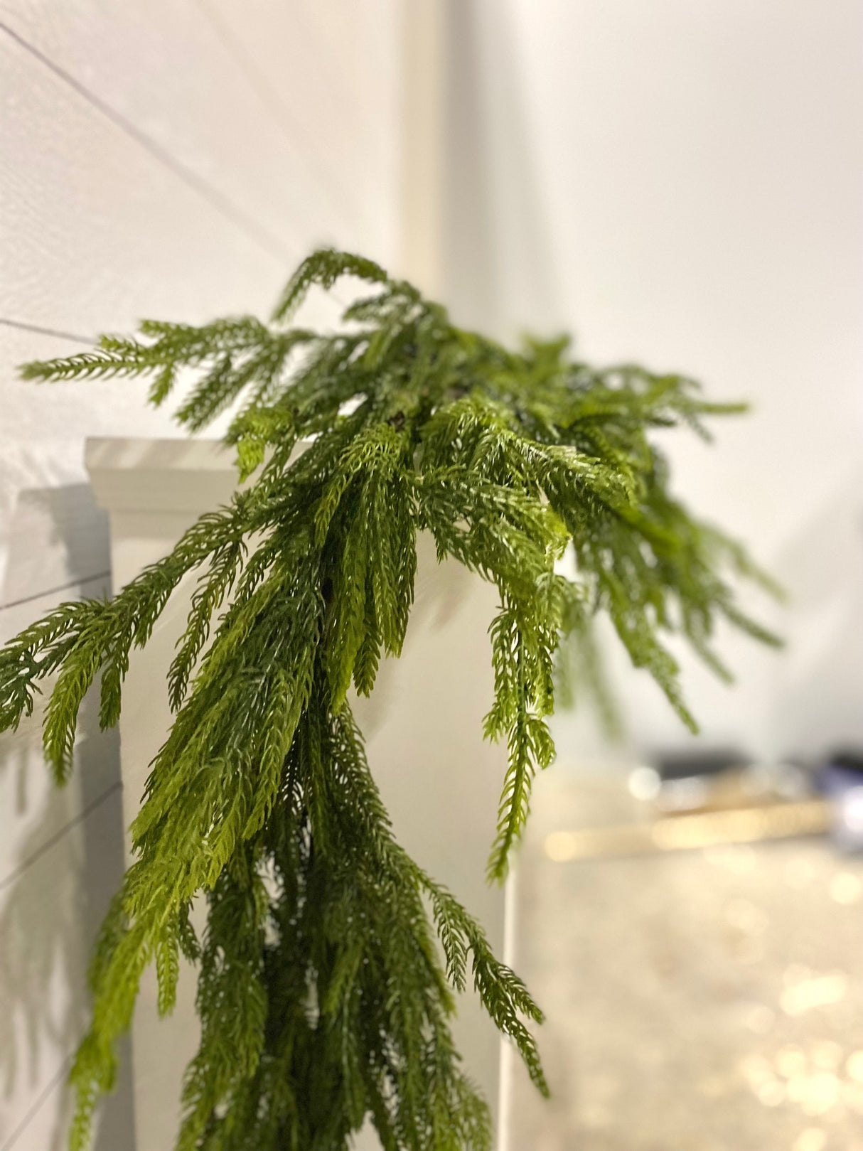 Artificial 6' Norfolk Pine Garland - Ships Next Day