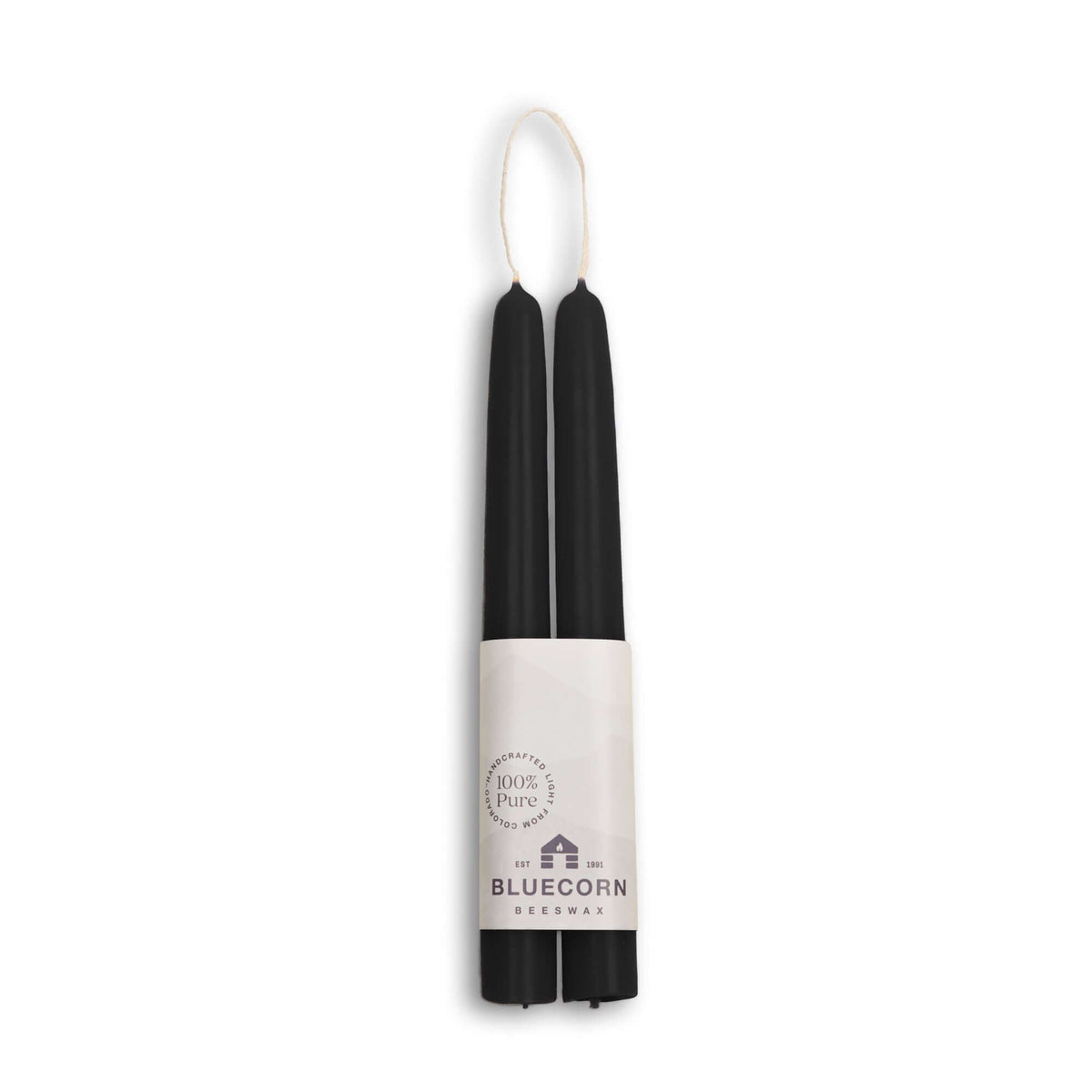 Beeswax Taper Candles - Hand-Dipped - 1 Pair