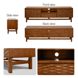 Acacia Elara Solid Wood TV Stand with Storage