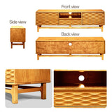 Acacia Elara Solid Wood TV Stand with Storage