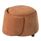 Pet Friendly Chair with Convertible Stool