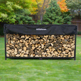 8 ft Steel Firewood Rack The Woodhaven