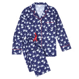 Flannel Women Pajamas Set