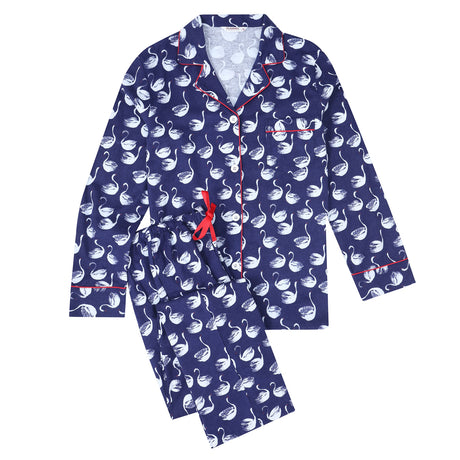 Flannel Women Pajamas Set