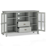 Tall TV Media Stand, Fog Grey