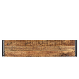Reclaimed Mango wood Bench with Metal legs