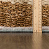 Peeta Brown Medallion Area Rug