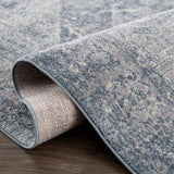 Peeta Blue Medallion Area Rug