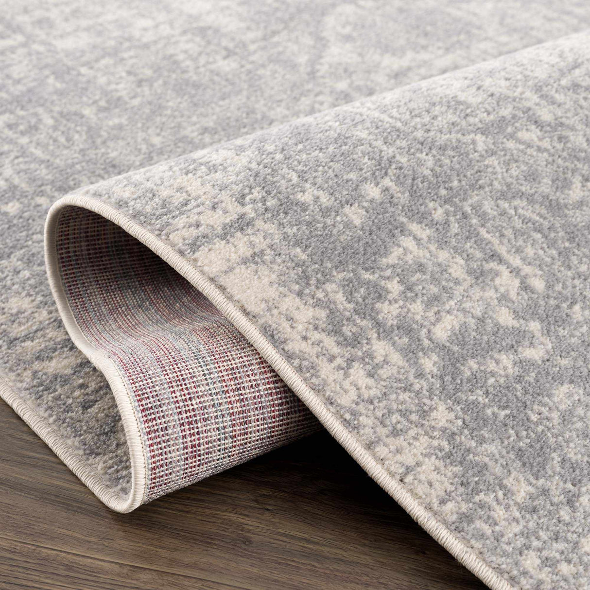 Peeta Gray Medallion Area Rug