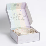 White Stoneware Ceramic Big Bowls, Set of 6