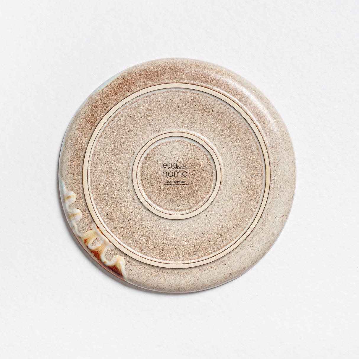 Stoneware Ceramic Dinnerware, Melting Ice Cream, Set of 12