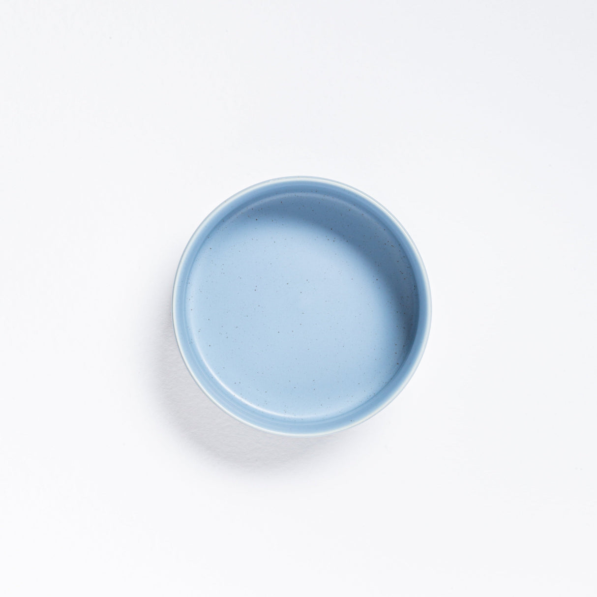Blue Stoneware Ceramic Pet Bowls Medium, Set of 2