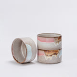 Stoneware Ceramic Dinnerware, Melting Ice Cream, Set of 12