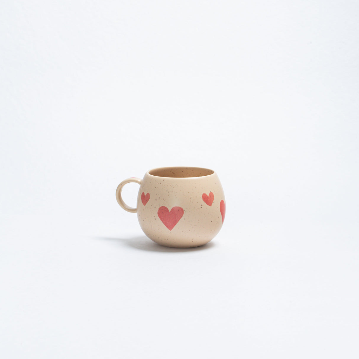 Hearts Stoneware ceramic Mug 17oz - Limited Edition