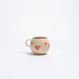 Hearts Stoneware ceramic Mug 17oz - Limited Edition