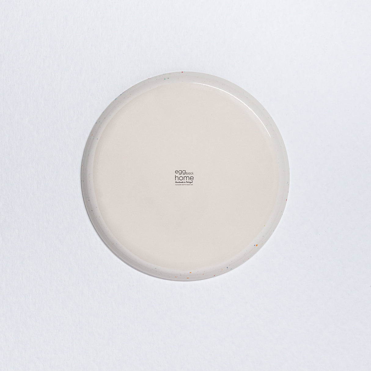 White Stoneware Ceramic Dinner Plates 11", Set of 6